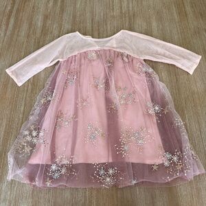 Elestory / Ele Story girls holiday pink sparkle sequin dress, 6-7